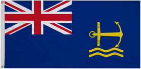 Royal Maritime Auxiliary Service Polyester 5'x3' Flag