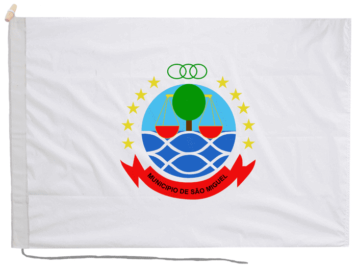São Miguel Cape Verde Flag with Rope & Toggle