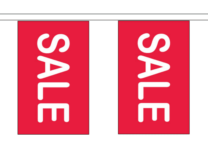 Sale 10m Flag Bunting