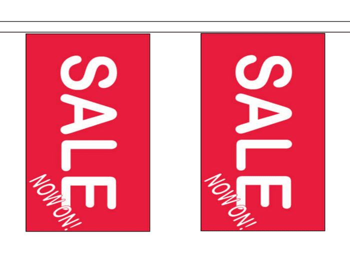 Sale Now On 10m Flag Bunting
