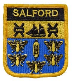Salford Shield Embroidered Patch