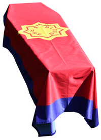 SALVATION ARMY FLAG PREMIUM COFFIN DRAPE