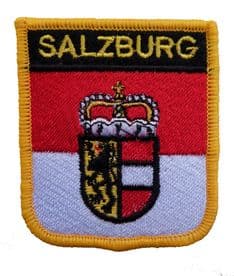 Salzburg Austria Shield Embroidered Patch