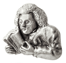 Samuel Johnson Pewter Pin Badge - LP1190