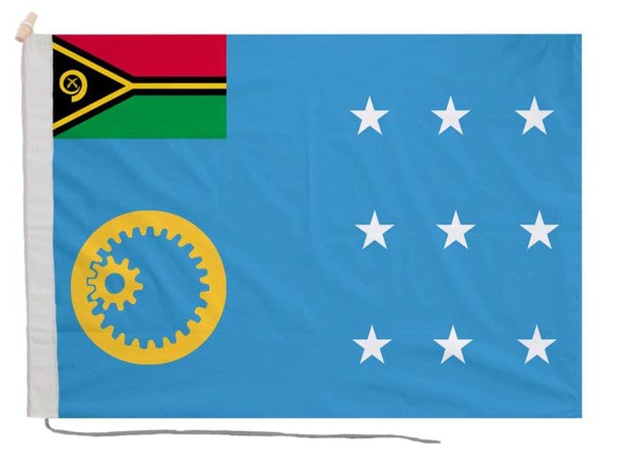 Sanma Province Vanuatu Flag with Rope & Toggle