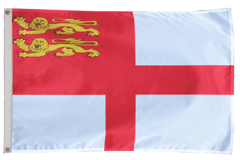 Sark Flag with Eyelets