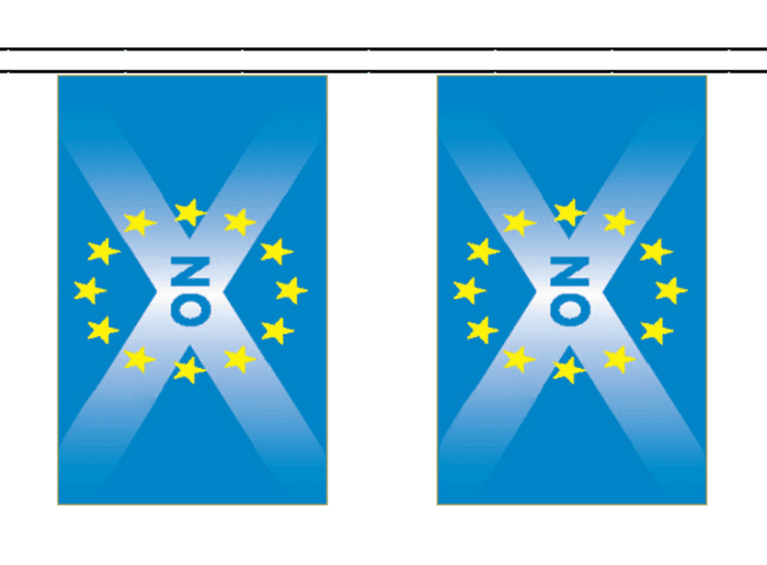 Scotland EU Membership 'NO' 10m Bunting