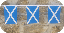 Scotland Flag Bunting - Various Lengths