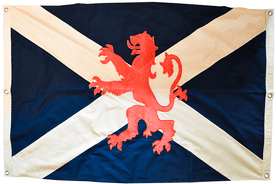 Scotland Lion 150cm x 100cm Fully Sewn Cotton Flag - 6 Eyelets