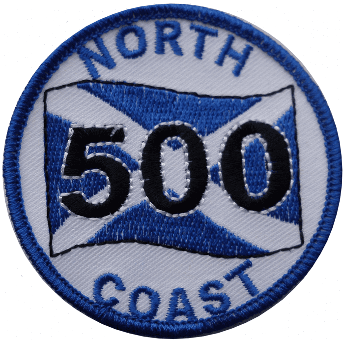 Scotland North Coast 500 Highlands Route Embroidered Patch   - A533