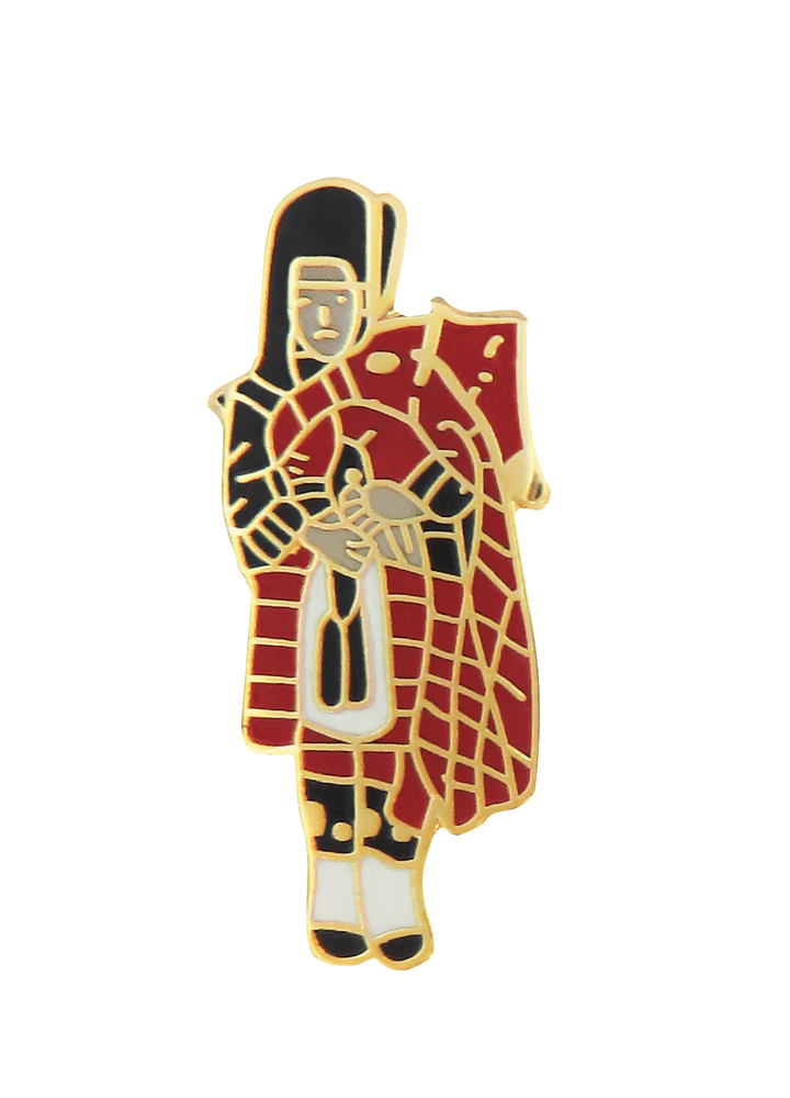 Scotland Piper Bagpipes Player Pin Badge