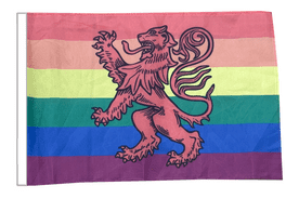 Scotland Pride 18" x 12" (45cm x 30cm) Sleeved Boat Flag