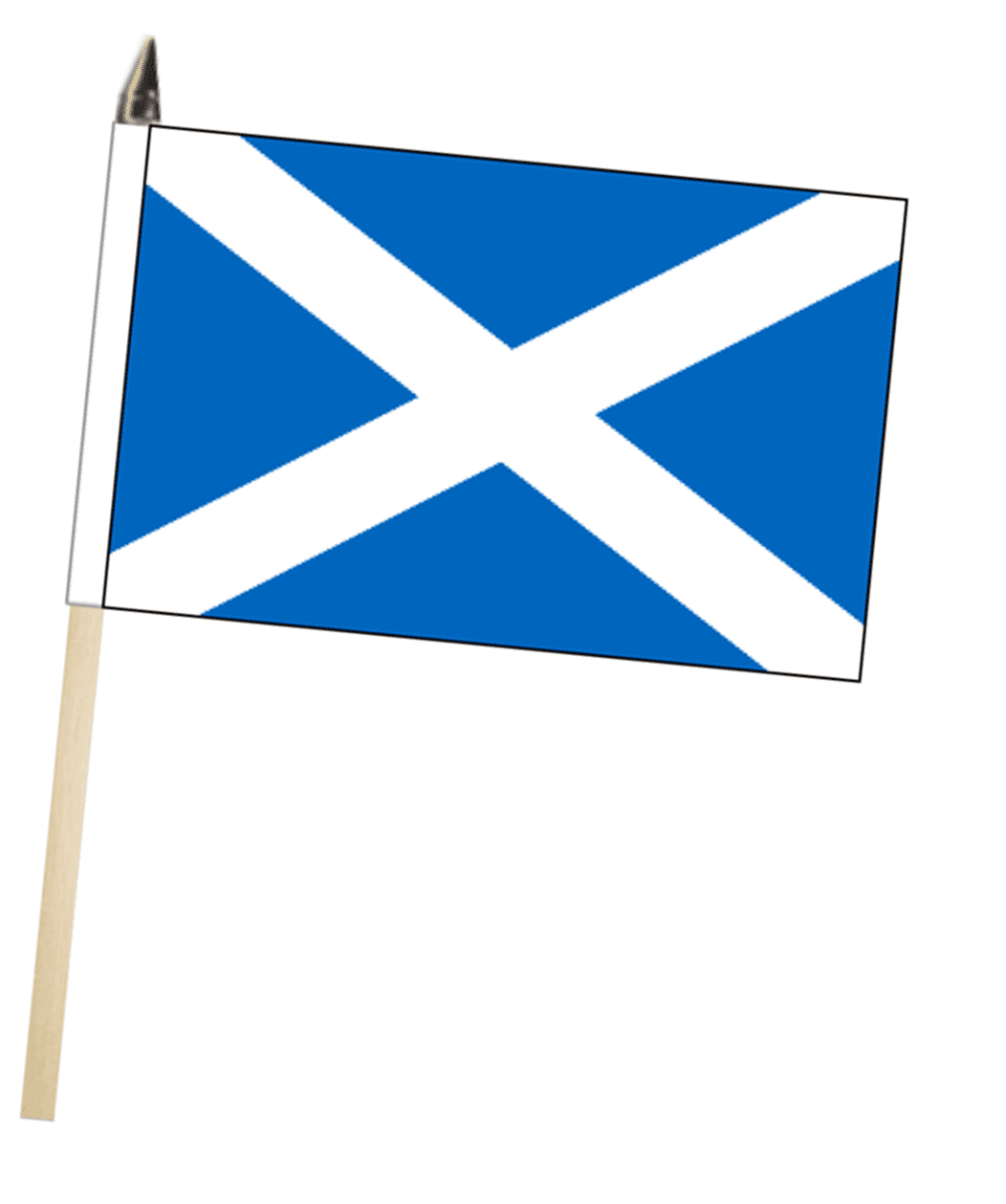 Scotland Saltire St. Andrew's Flag Car Window Clip - Waterproof Football Accessory-992738