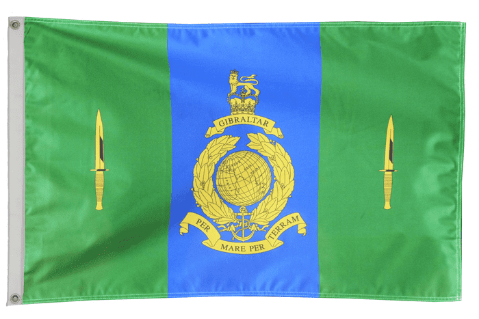 Signals Squadron Royal Marines Flag with Eyelets