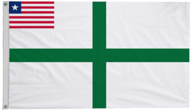 Sinoe Liberia Flag with Eyelets