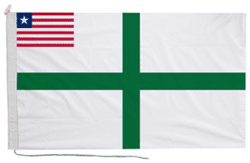 Sinoe Liberia Flag with Rope & Toggle