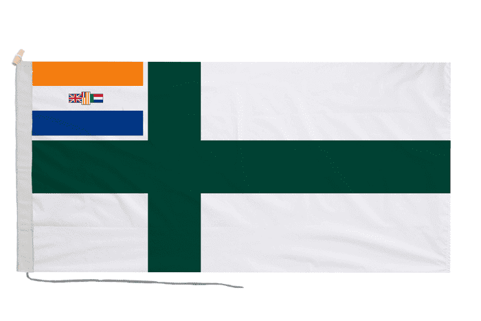 South Africa Navy 1959-1981 Flag with Rope & Toggle