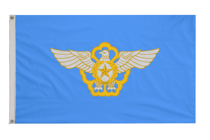 South Korean Air Force Flag with Eyelets