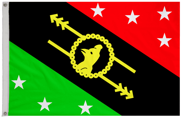 Southern Highlands Province Papua New Guinea Flag with Eyelets
