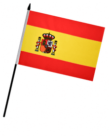Spain State Medium Hand Flag