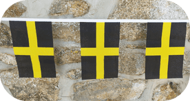 St David's Cross Wales Flag Bunting