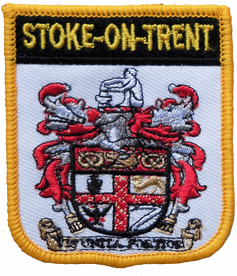 Stoke-on-Trent Shield Embroidered Patch