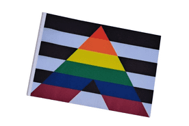 Straight Ally LGBTQ+ Small Craft Flag
