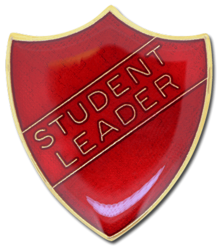 Student Leader Red Pin Badge