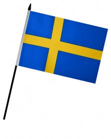 Sweden Medium Hand Flag