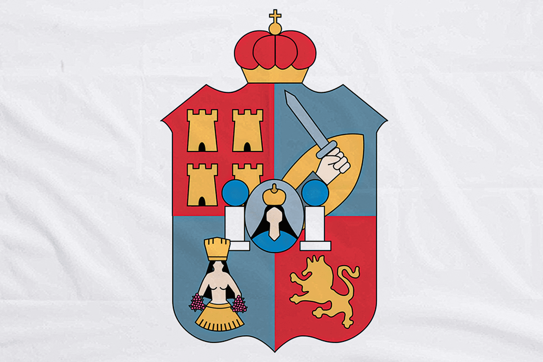 Tabasco State Mexico Flag with Eyelets