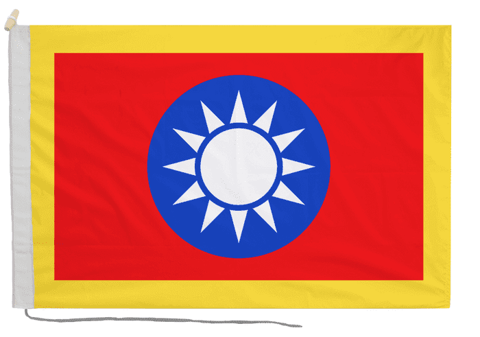 Taiwan Presidential Flag with Rope & Toggle
