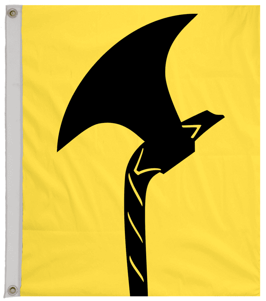 Telemark County Norway Flag with Eyelets