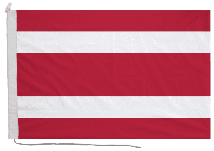 Thailand 1916 to 1917 Flag with Rope & Toggle