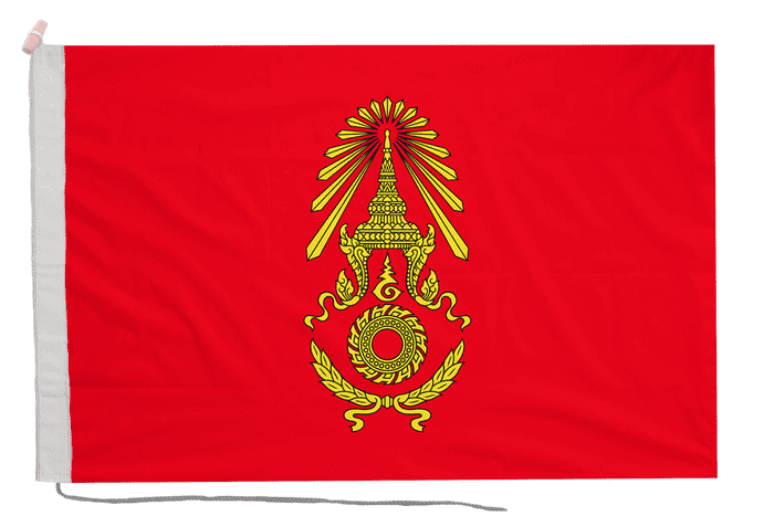 Thailand Army Flag with Rope & Toggle