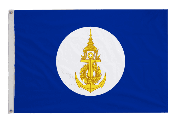 Thailand Navy Flag with Eyelets