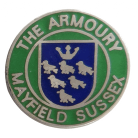 The Armoury Mayfield Sussex Small Pin Badge