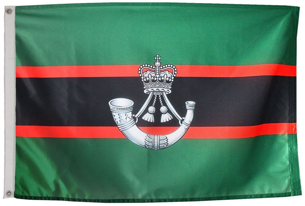 The Rifles British Army Flag with Eyelets