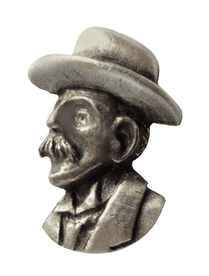 Thomas Hardy Pewter Pin Badge - LP1062
