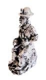 Tin Miner Solid Pewter Ornament Set - Hand Made In Cornwall
