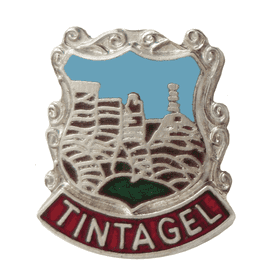 Tintagel Castle Pin Badge