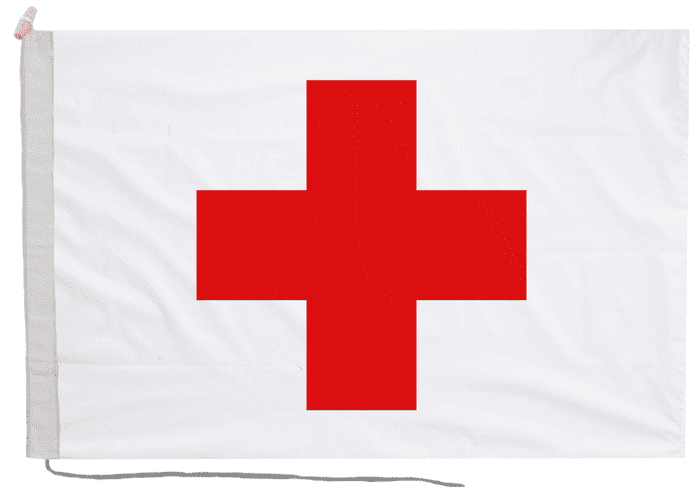 Tonga 1862 to 1866 Flag with Rope & Toggle