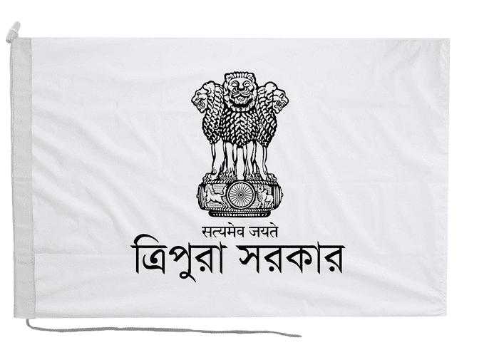 Tripura India Flag with Rope & Toggle