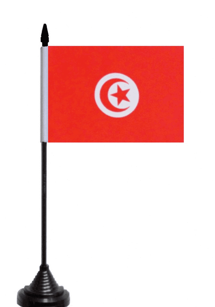 Tunisia Table Flag