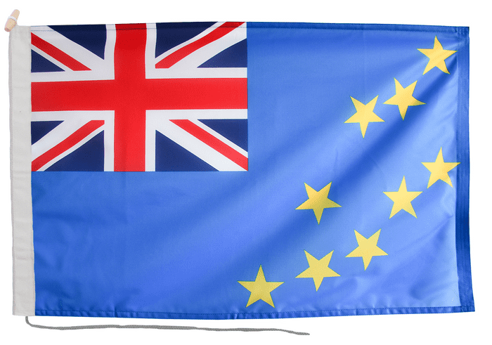 Tuvalu Flag with Rope & Toggle