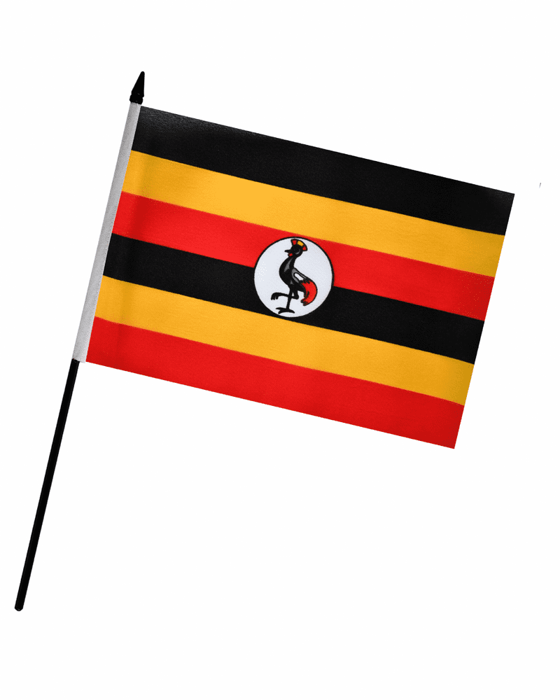 Uganda Medium Hand Flag