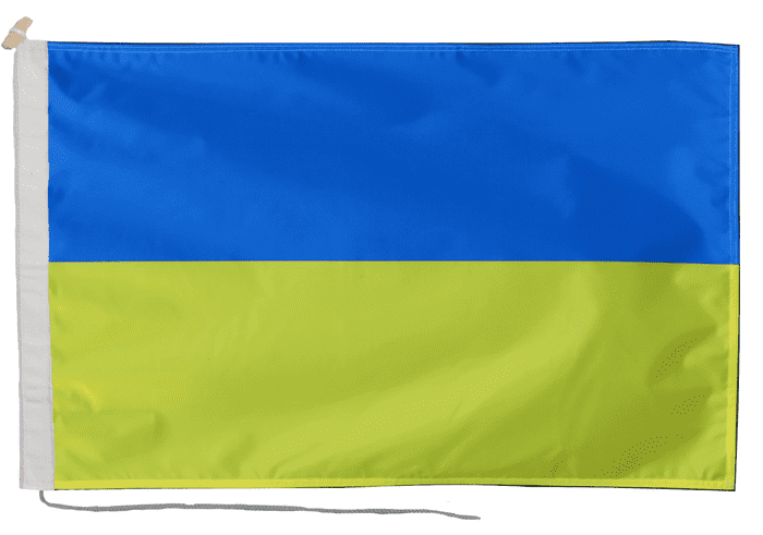 Ukraine Flag with Rope & Toggle