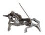 Unicorn Pewter Brooch