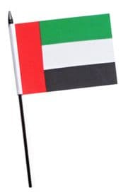 United Arab Emirates UAE Small Hand Waving Flag