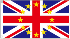 United Kingdom European Union Polyester 5'x3' Flag