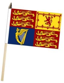 United Kingdom Royal Standard Large Hand Waving Flag